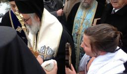 Αγιασμός των υδάτων στη λίμνη Αγ. Τριάδος
