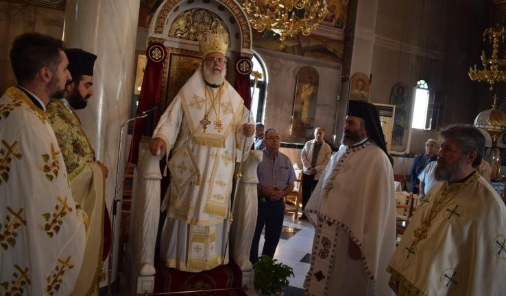 Πανηγυρική Θεία Λειτουργία κατά το προσκύνημα του Τιμίου Ξύλου