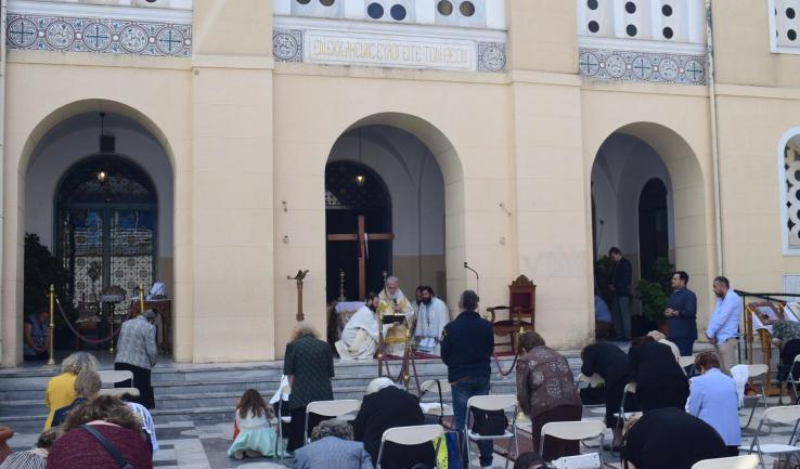 Η Θ. Λειτουργία της Πεντηκοστής στον Άγ. Βλάσιο