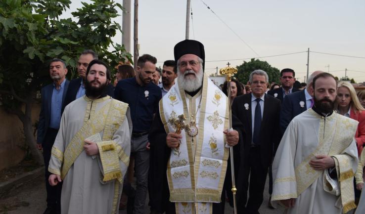 Εσπερινός στον Αγ. Κωνσταντίνο Άνω Αχαρνών