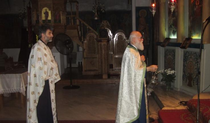 Αγρυπνία της Αγ. Ευφημίας στον Αγ. Γεώργιο Αχαρνών