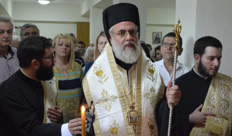 Θυρανοίξια στο παρεκκλήσιο του Οσίου Δαυίδ στον Αγ. Διονύσιο Ιλίου