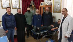 Επιτυχημένη αιμοδοσία των ενοριών του Ζεφυρίου