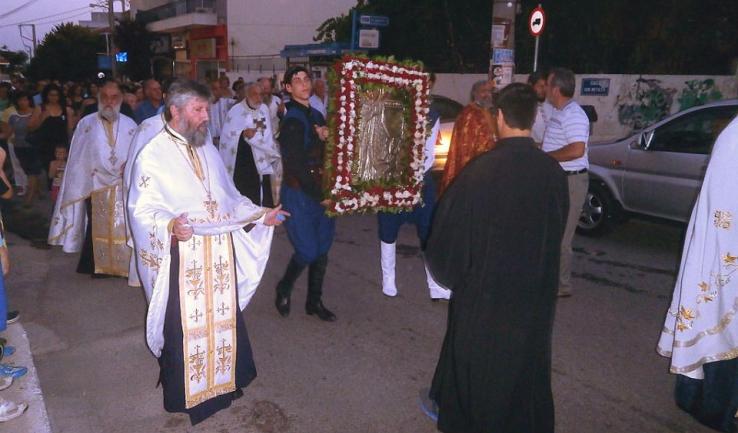 Εσπερινός της Αγ. Μαρίνας στον Αγ. Γεώργιο Καματερού