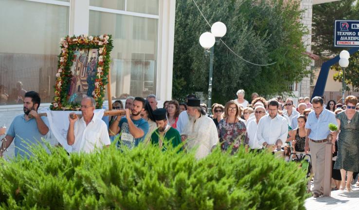 Η Ύψωση του Τ. Σταυρού στα Άνω Λιόσια