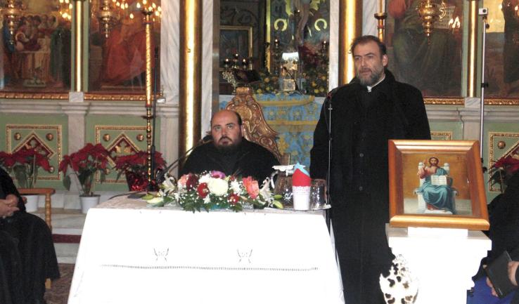 Στιγμές από την ομιλία του «π. Λίβυου»
