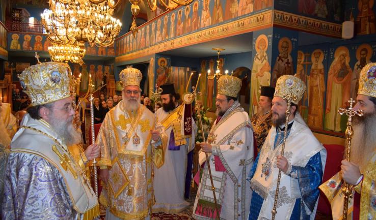 Πολυαρχιερατικό συλλείτουργο στο 40-ήμερο μνημόσυνο