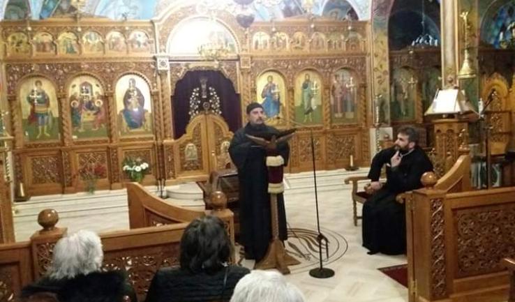 Από την ομιλία του π. Εφραίμ στην Αγ. Τριάδα