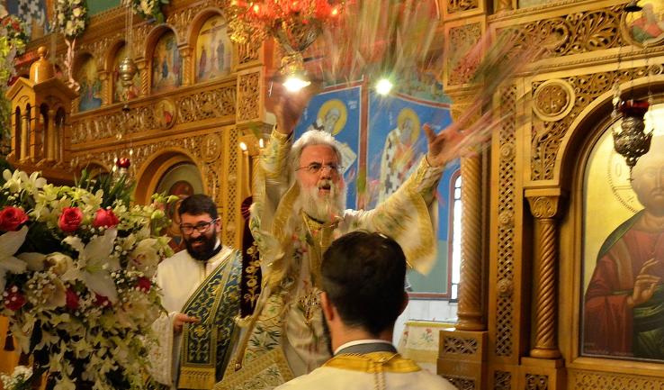 Πρώτη Ανάσταση στην Κοίμηση Θεοτόκου Πετρουπόλεως