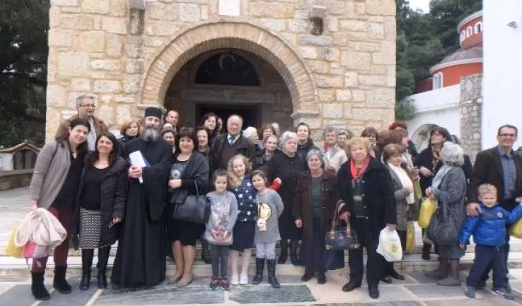 Από την εκδρομή της Παναγίας Παλατιανής στο Μάζι Μεγάρων