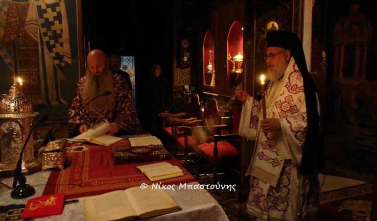 Προηγιασμένη του Μ. Κανόνος στον Μητροπολιτικό ναό